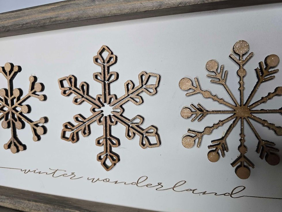 Thumbnail: WINTER WONDERLAND GLITTER SNOWFLAKES