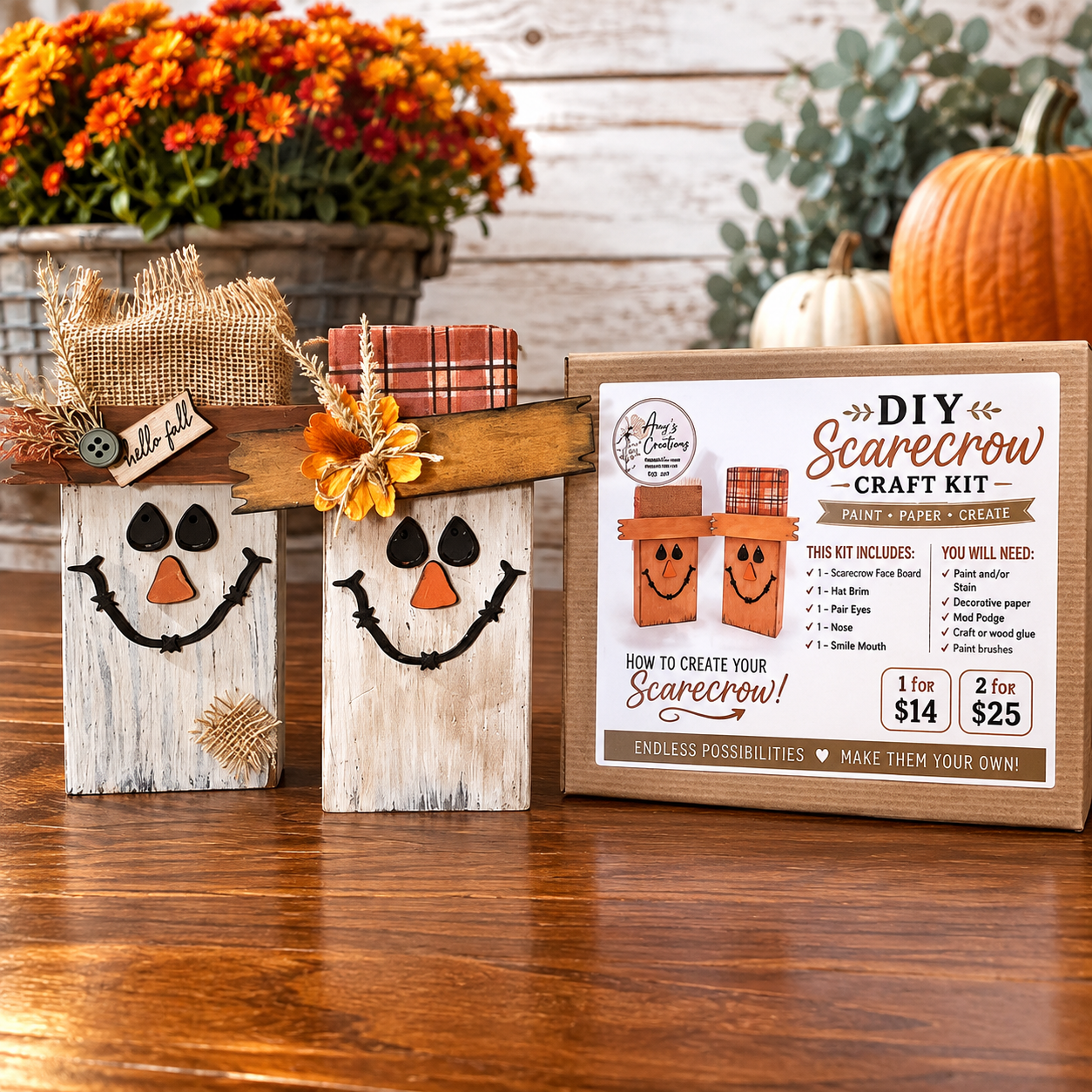DIY scarecrow kit