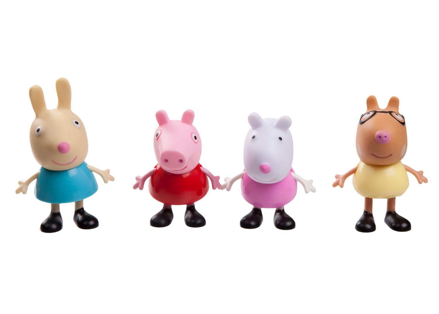 Set  Figuras x 4 Amigos Peppa Pig (7 cm) A1140