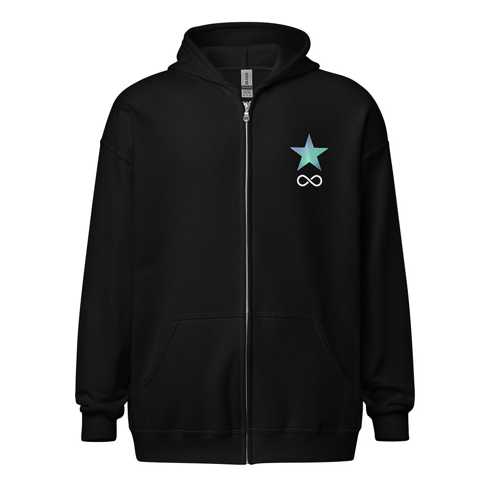 Thumbnail: Aurora Foreverlong Star Official #auroraforeverlong Zip Hoodie
