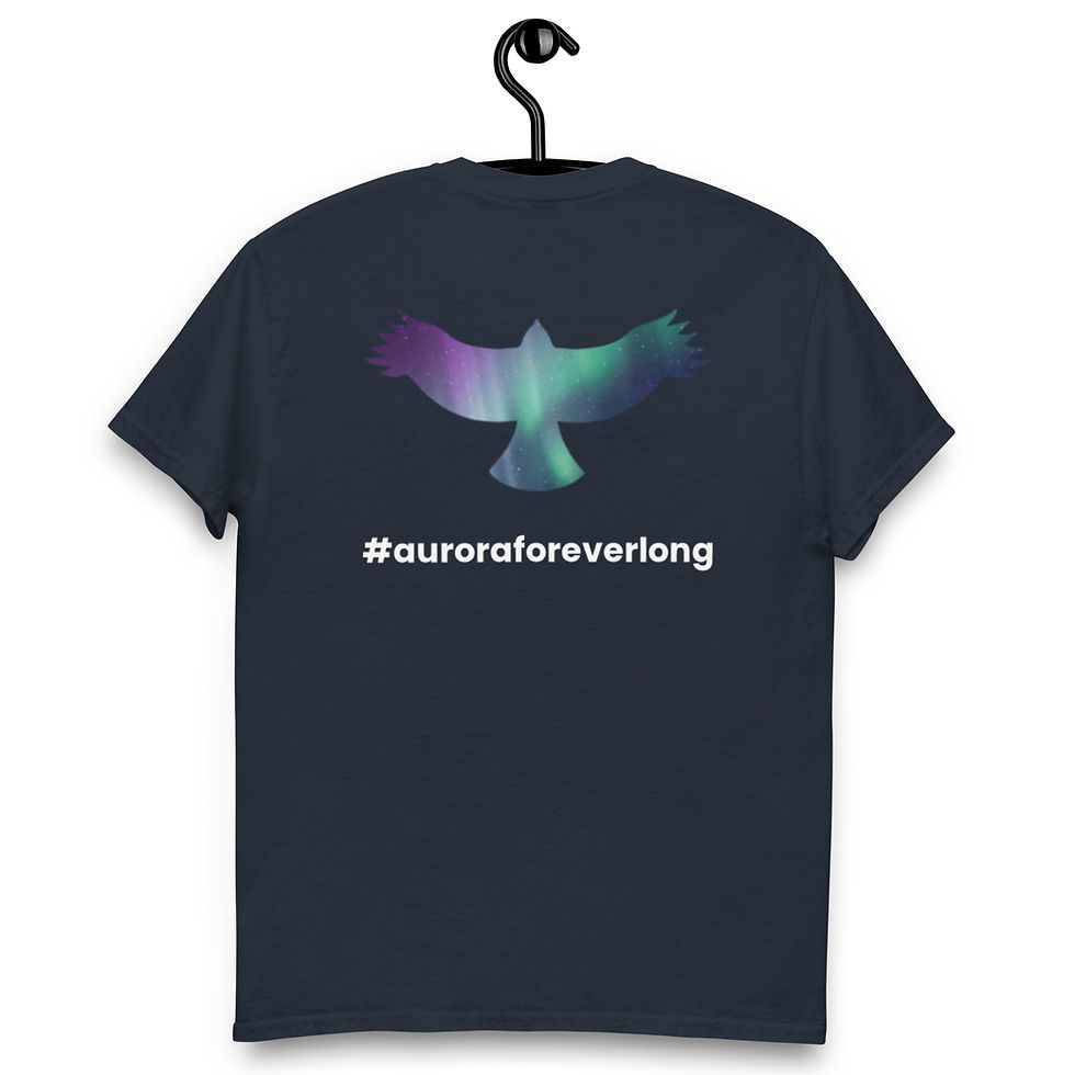 Thumbnail: Aurora Foreverlong Hawk Official #flyhighaurorahawk T-shirt