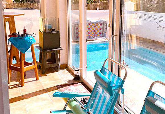 Terrasse der Villa Rio Mar