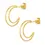 Thumbnail: Half moon Earrings