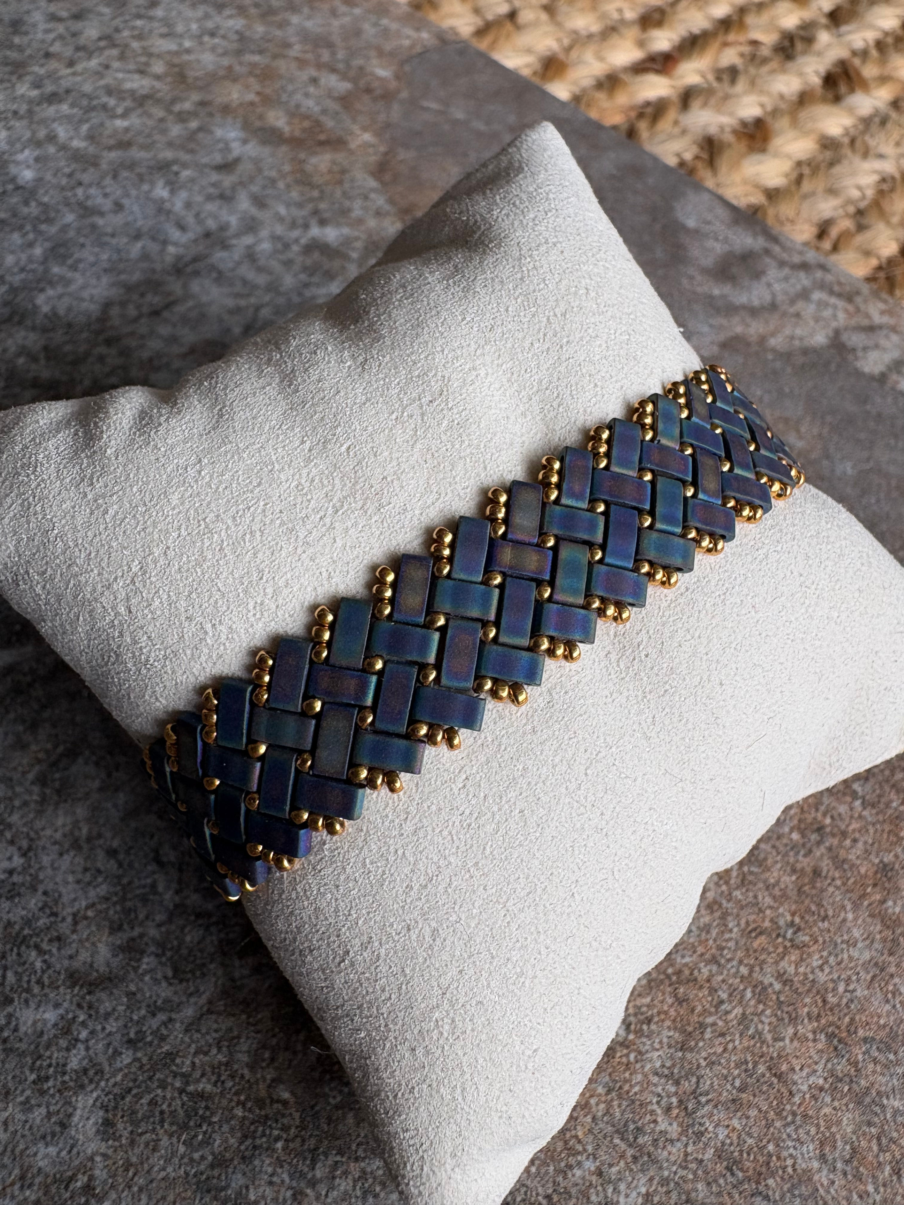 BUZIOS bracelet -bleu béton