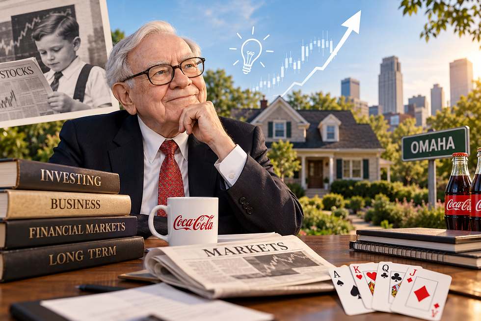 Warren Buffett e il valore del lungo periodo: studio, disciplina, semplicità e abitudini costruite nel tempo possono contare più della ricerca del risultato immediato.
