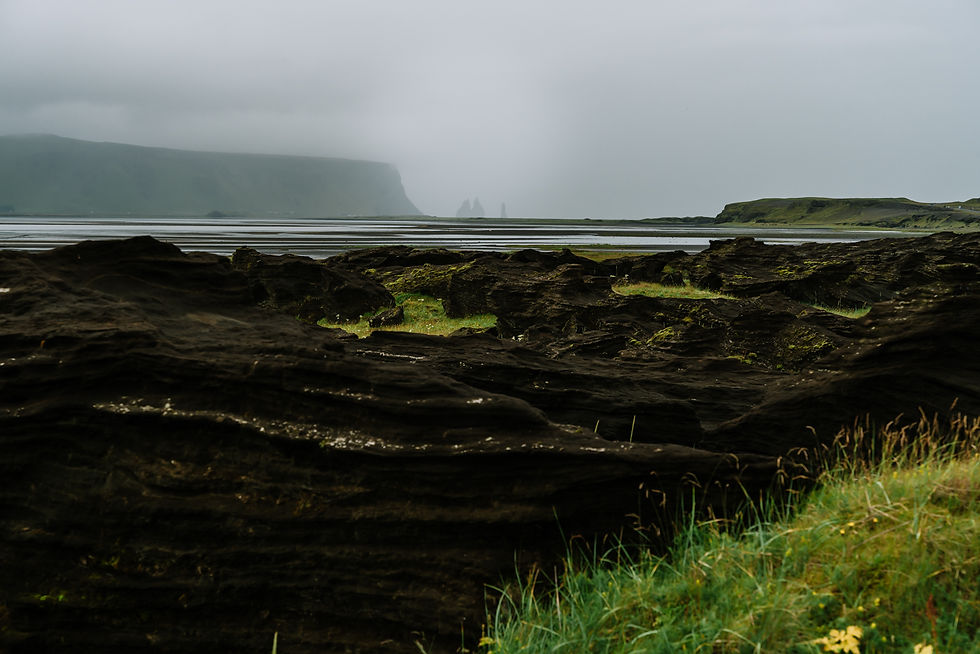 View to the Raynisfjera beach - between amazing lava forms - a perfect backdrop for an elopement without any crowd.