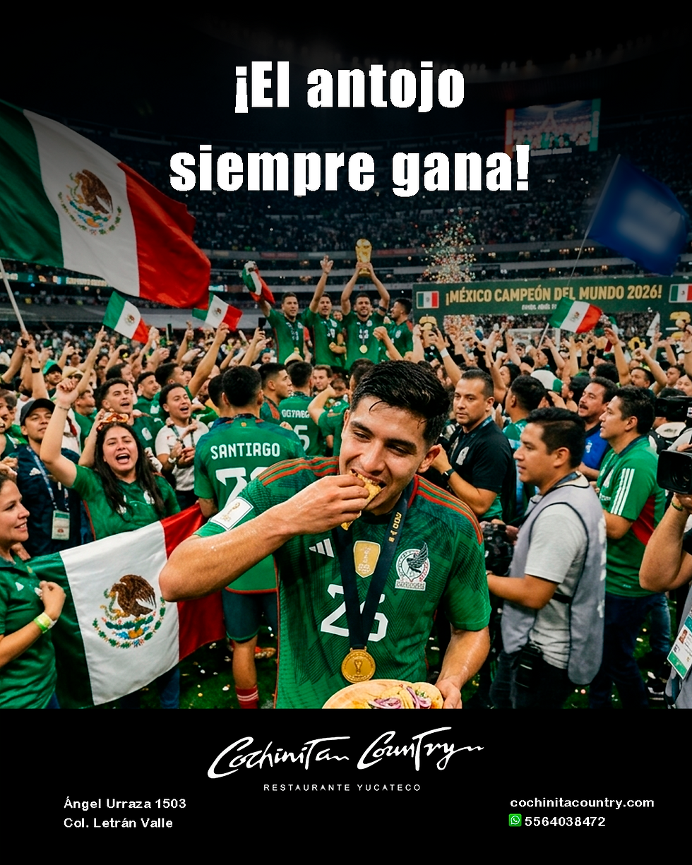 Partido de futbol, comiendo tacos de cochinita pibil, Cochinita Country Ángel Urraza 1503