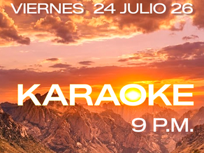 Viernes 24 de Julio 2026 Karaoke a las 9 p.m. Cochinita Country Restaurante yucateco en la CDMX. Ángel Urraza 1503, col. Letrán Valle