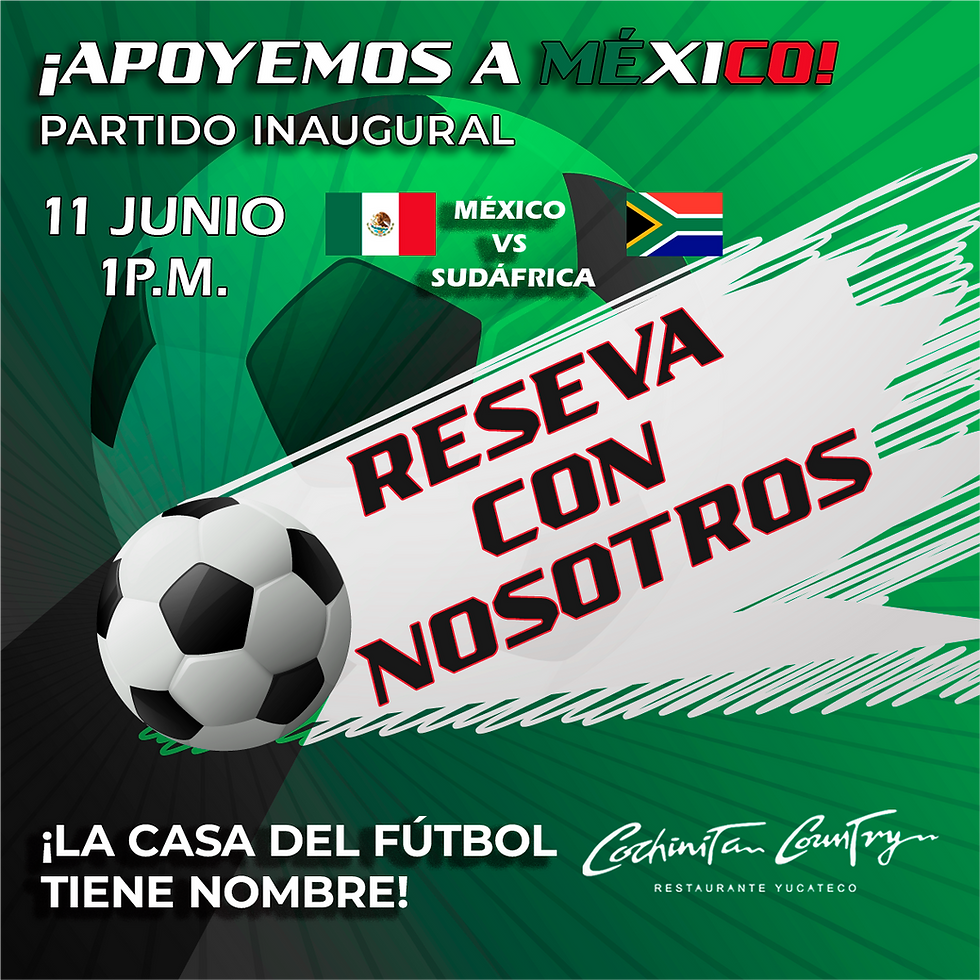 Apoyemos a la SELECCIÓN MEXICANA.