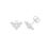 Thumbnail: Sterling Silver or  Yellow Gold plated Stone Set Bumble Bee Stud Earrings