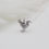 Thumbnail: Sterling Silver solid Rooster Chicken Necklace