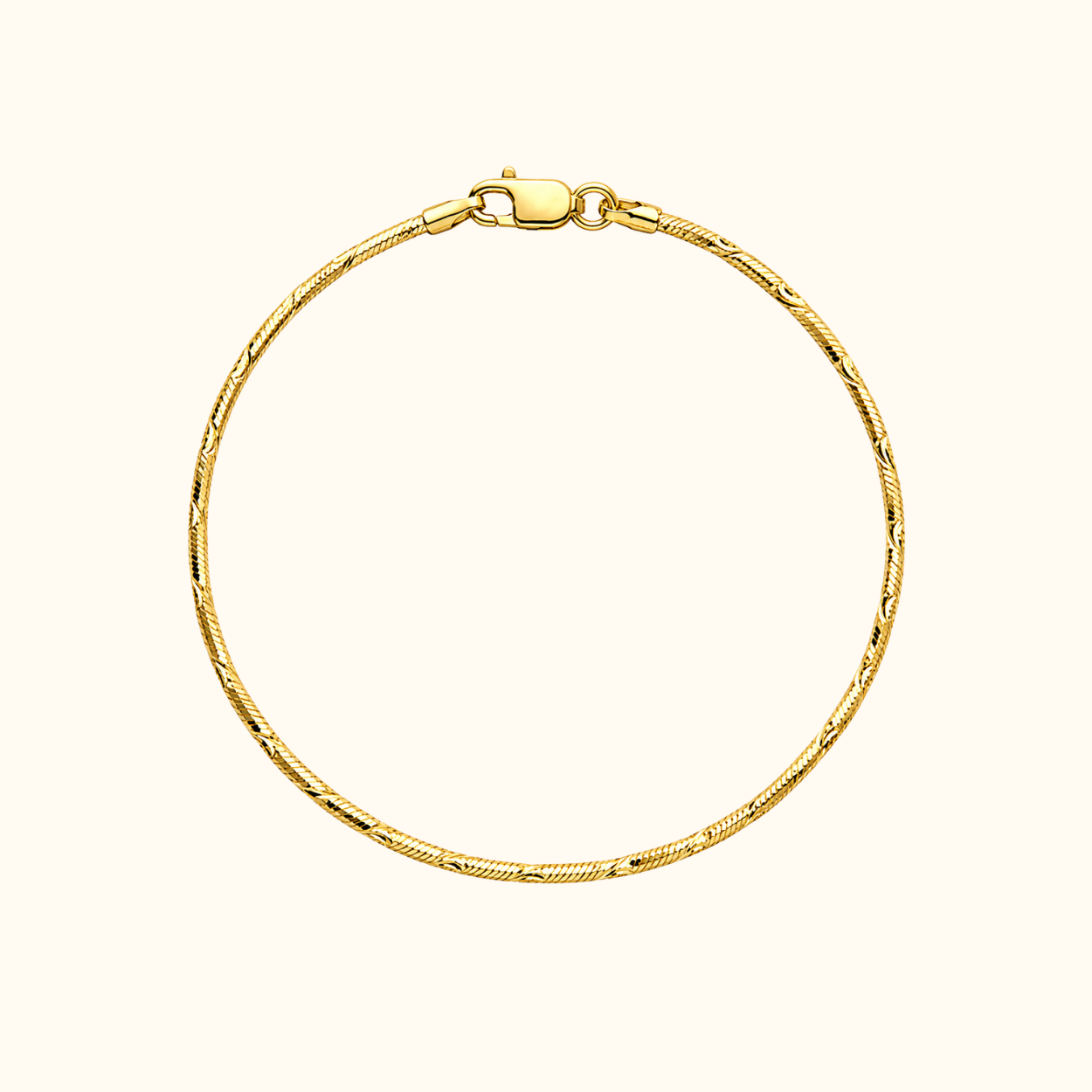Sterling silver or gold vermeil Snake Chain Bracelet