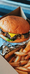 Burger and Chips