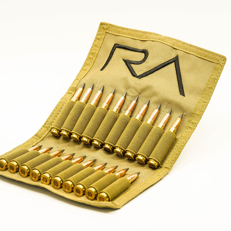 Thumbnail: redacted actual bullet wallet with bullets inside on white background