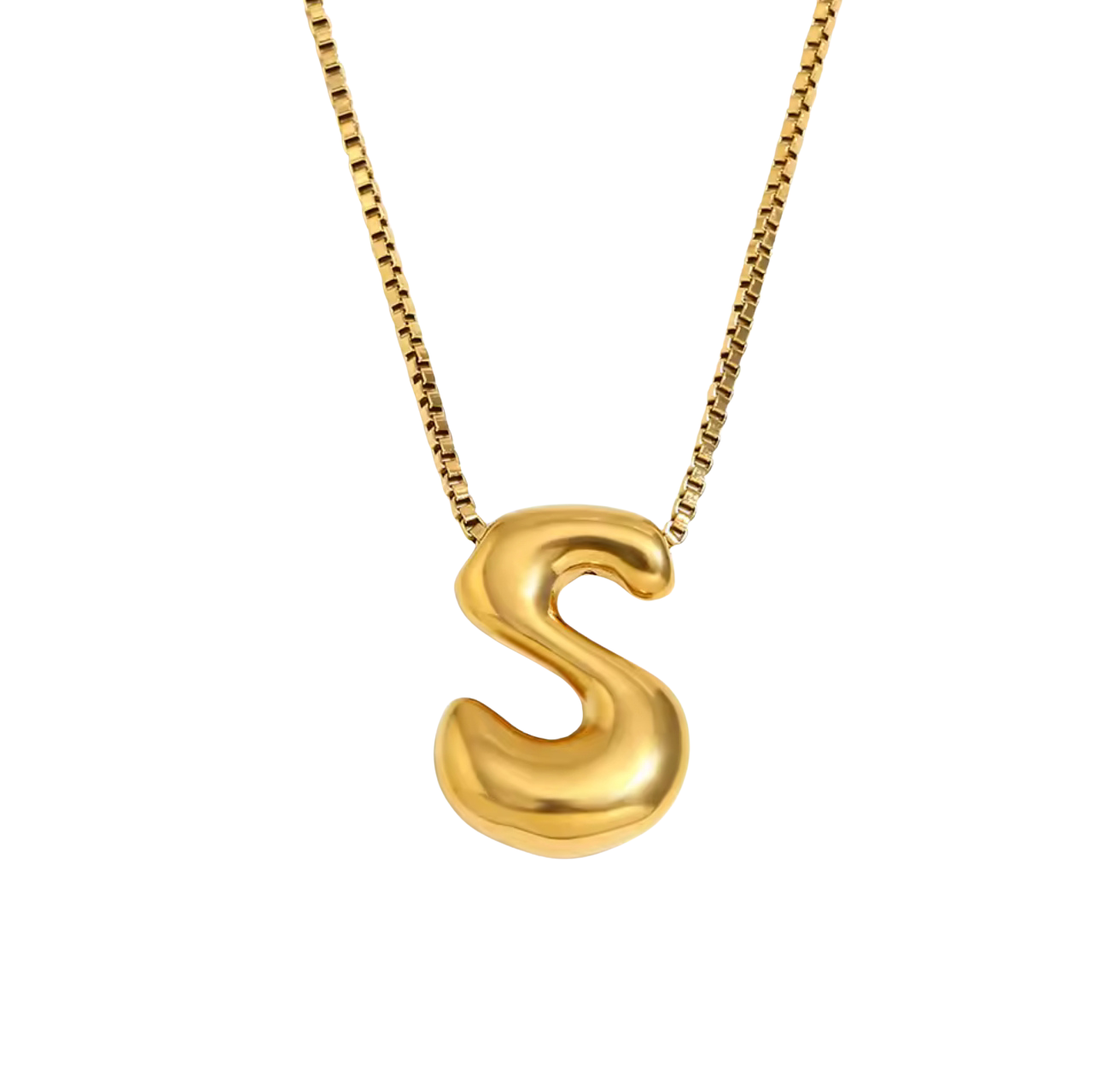 S Bubble Necklace 
