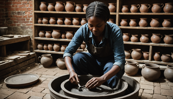 Discovering Joy in the Hands of 'The Potter' ... a Metaphoric Journey: A Potter and 'The Divine Potter'