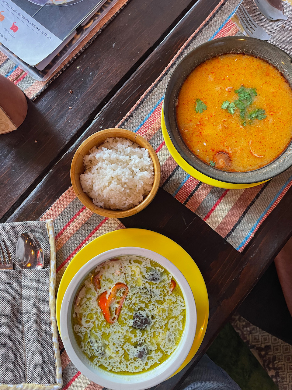 Baan Baan Thai Bishkek Soup Vegan Food Kyrgyz