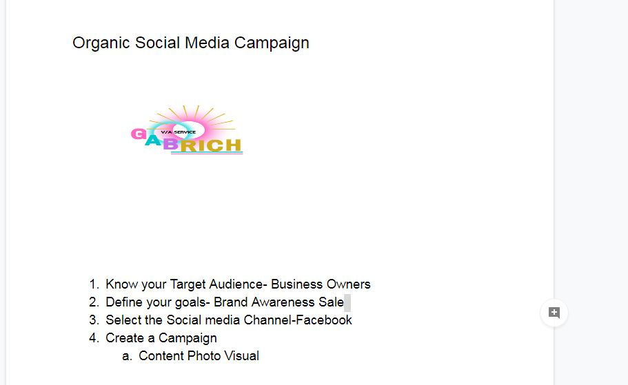 organic campaign