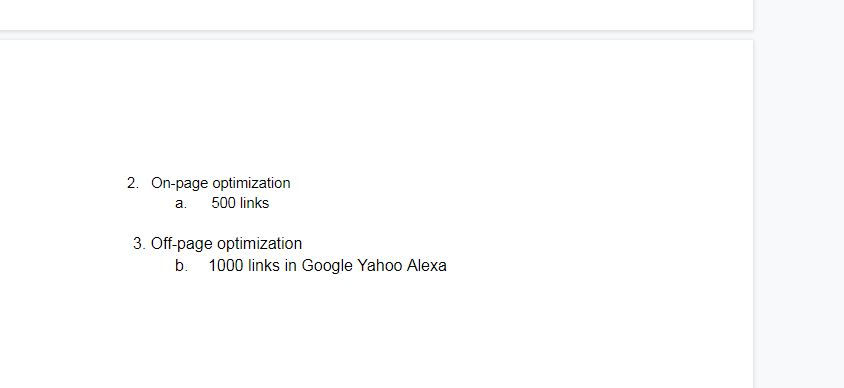 off and on page optimize