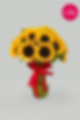Jarrón con girasoles