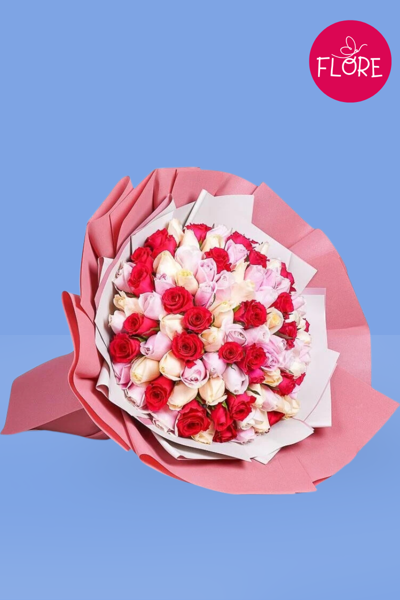 BOUQUET DE 100 ROSAS