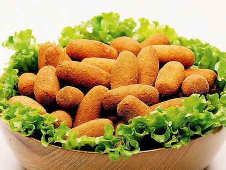 Croquetes de batata com carne moída