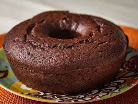 Bolo de chocolate simples