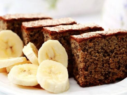 Bolo de banana fit