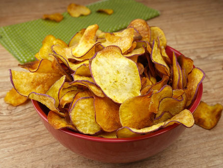 Chips de batata doce