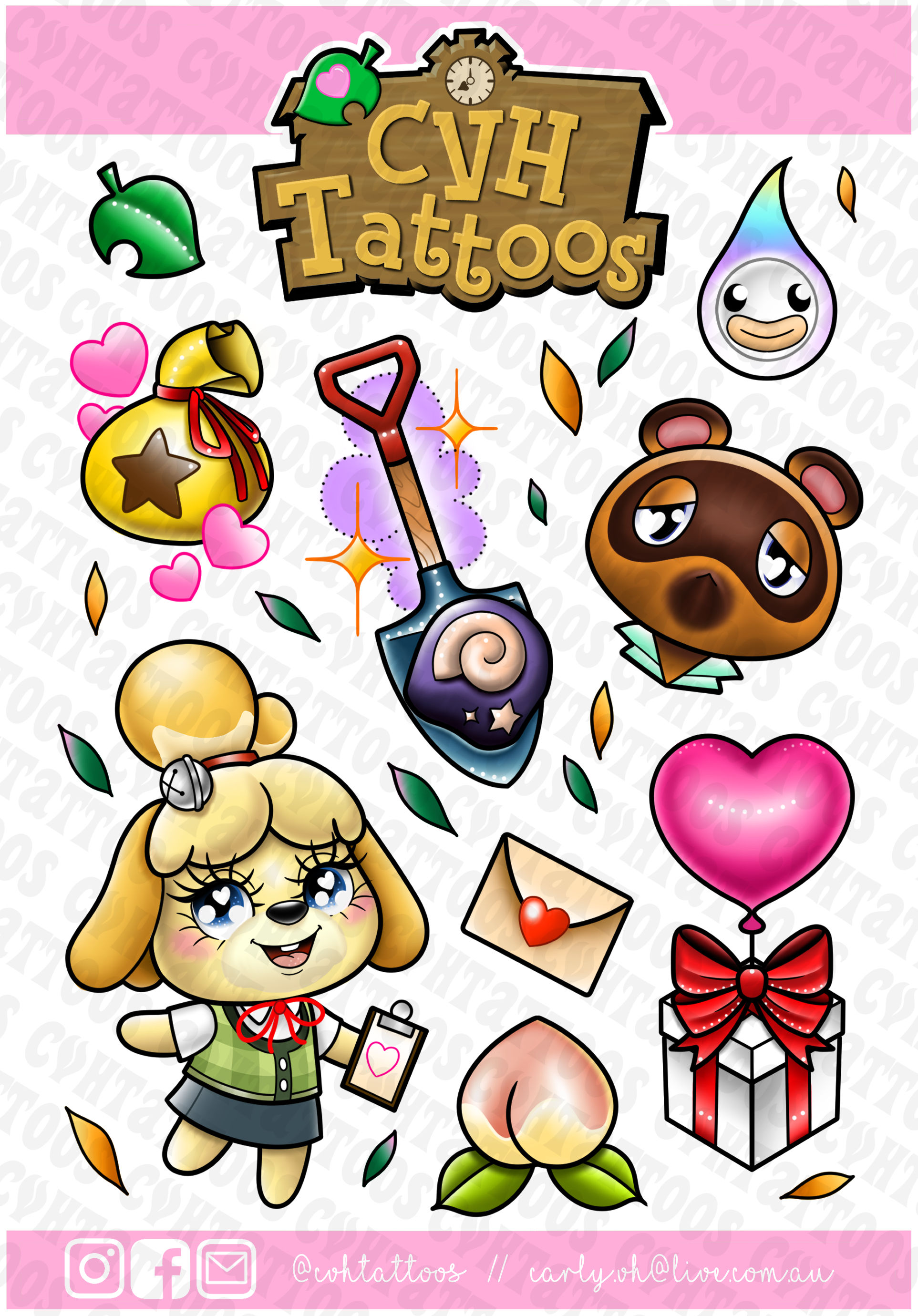 Animal Crossing Sticker Sheet