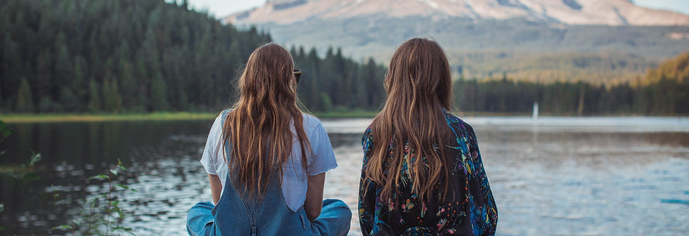 Two Women Outdoors