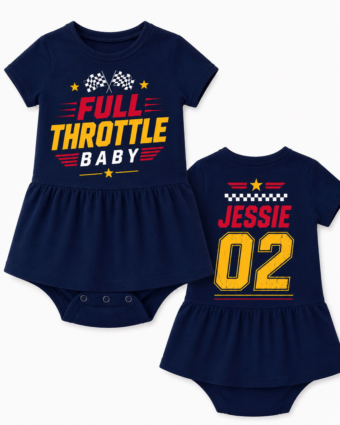 Full Throttle Baby Dress Vest