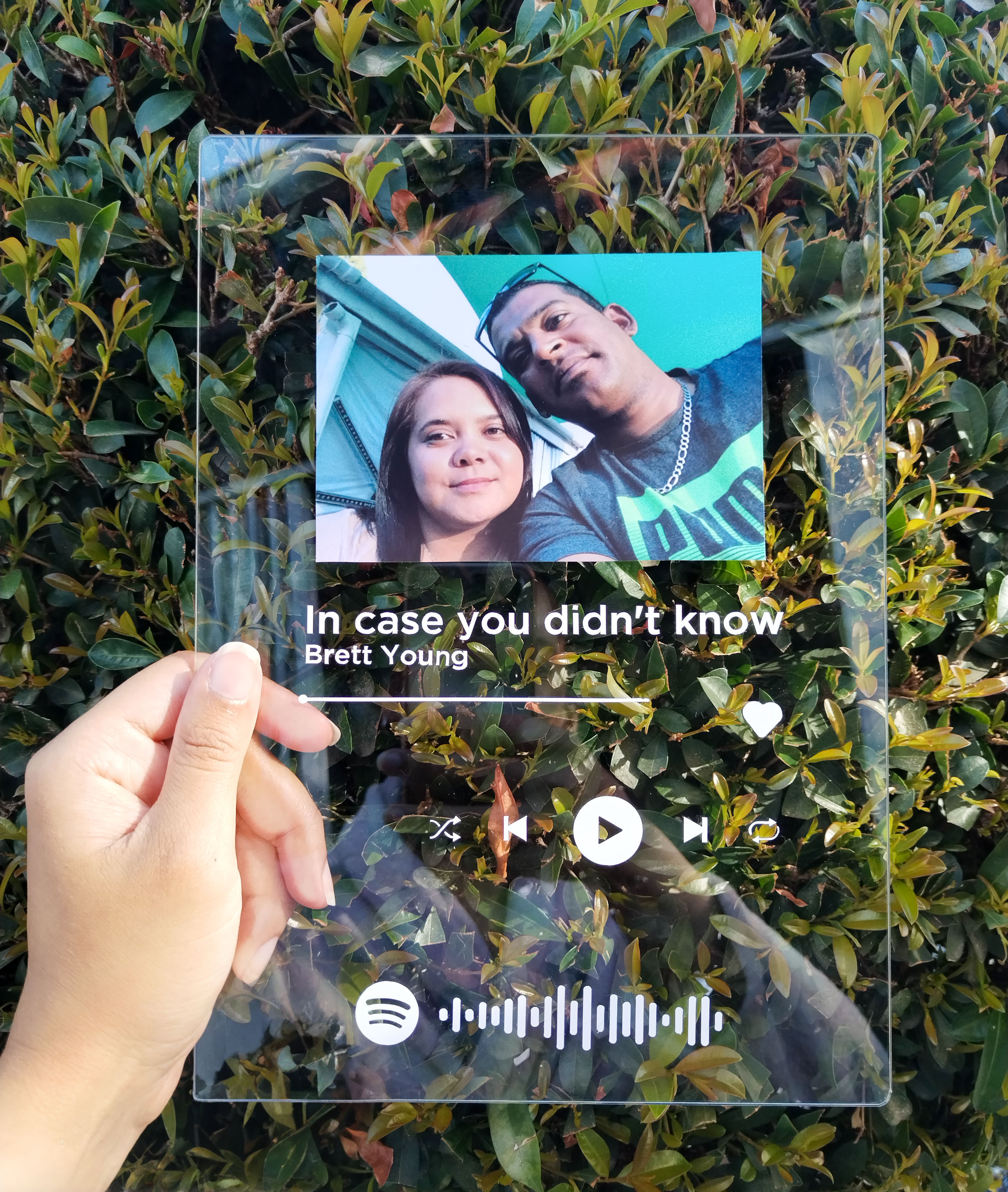 Spotify Acrylic Board