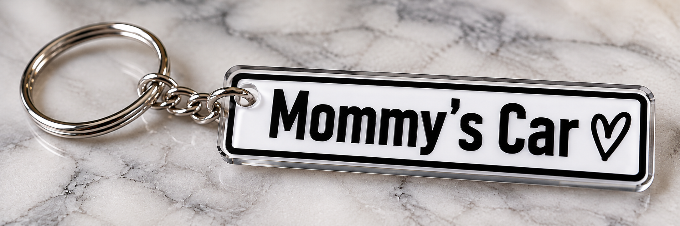 Number plate Key ring