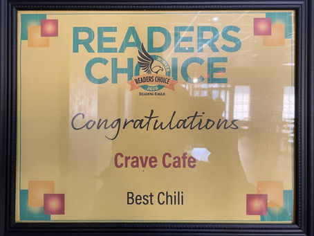 framed paper best chili award