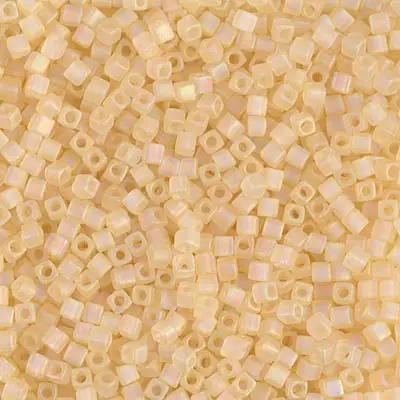 Thumbnail: 1.8 mm Matte Translucent AB Cube Beads 10 g