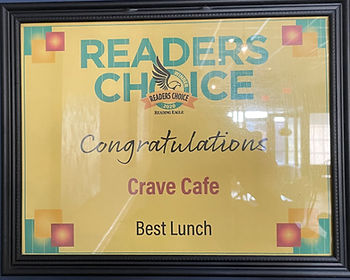 framed paper best lunch award