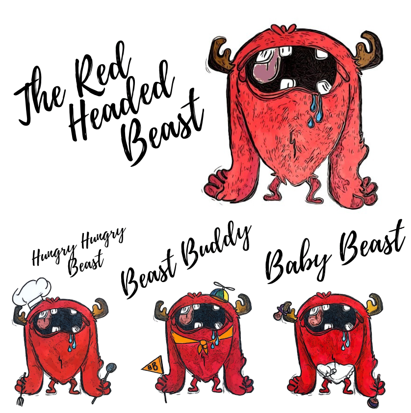 The Red Head Beast Icon