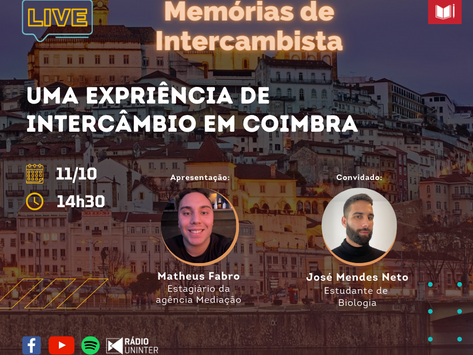 Memórias de Intercambista recebe aluno participante do Uninter Global Ambassadors