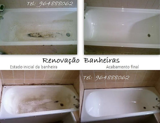 Reparação banheira | Restauro de banheira Lisboa | Recuperação de banheira | Pintura de banheira | Esmaltagem banheira | Prestigio - A & A