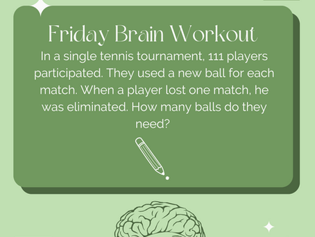 Friday Brain Workout