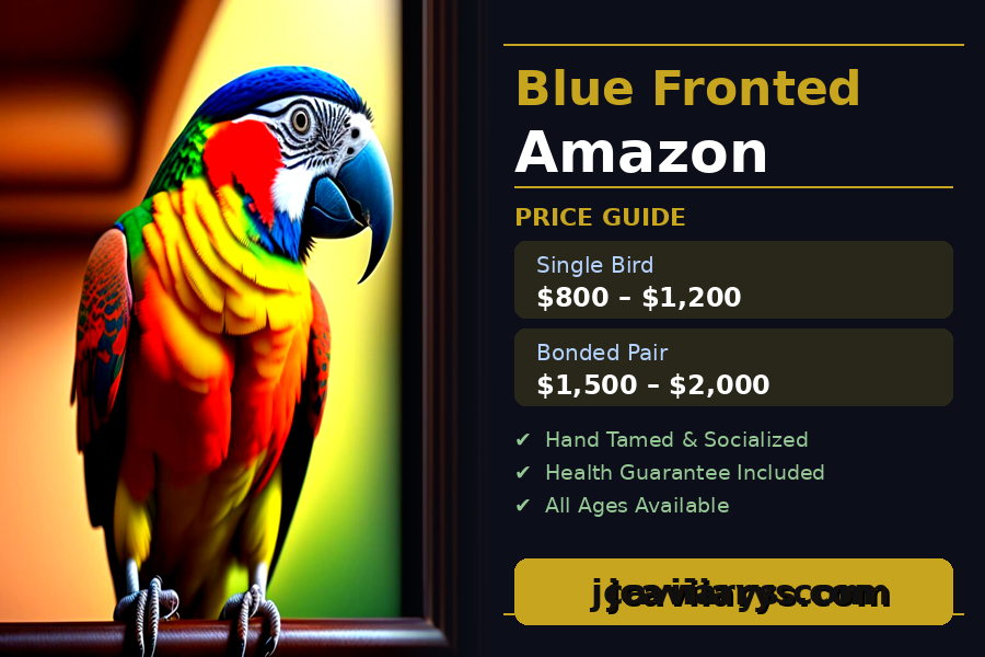 The True Cost Behind a Blue Fronted Amazon