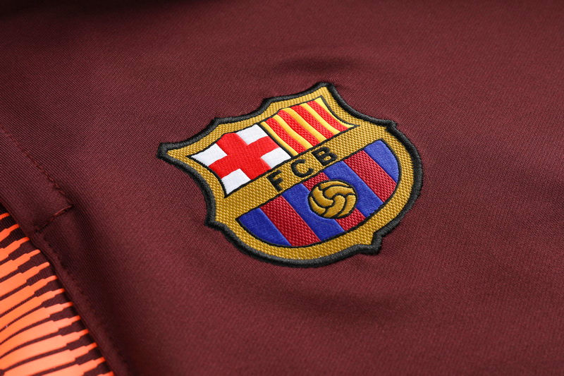 Thumbnail: Barcelona trainingsbroek donker paars 17/18