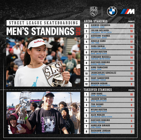 SLS 2026 Season Standings