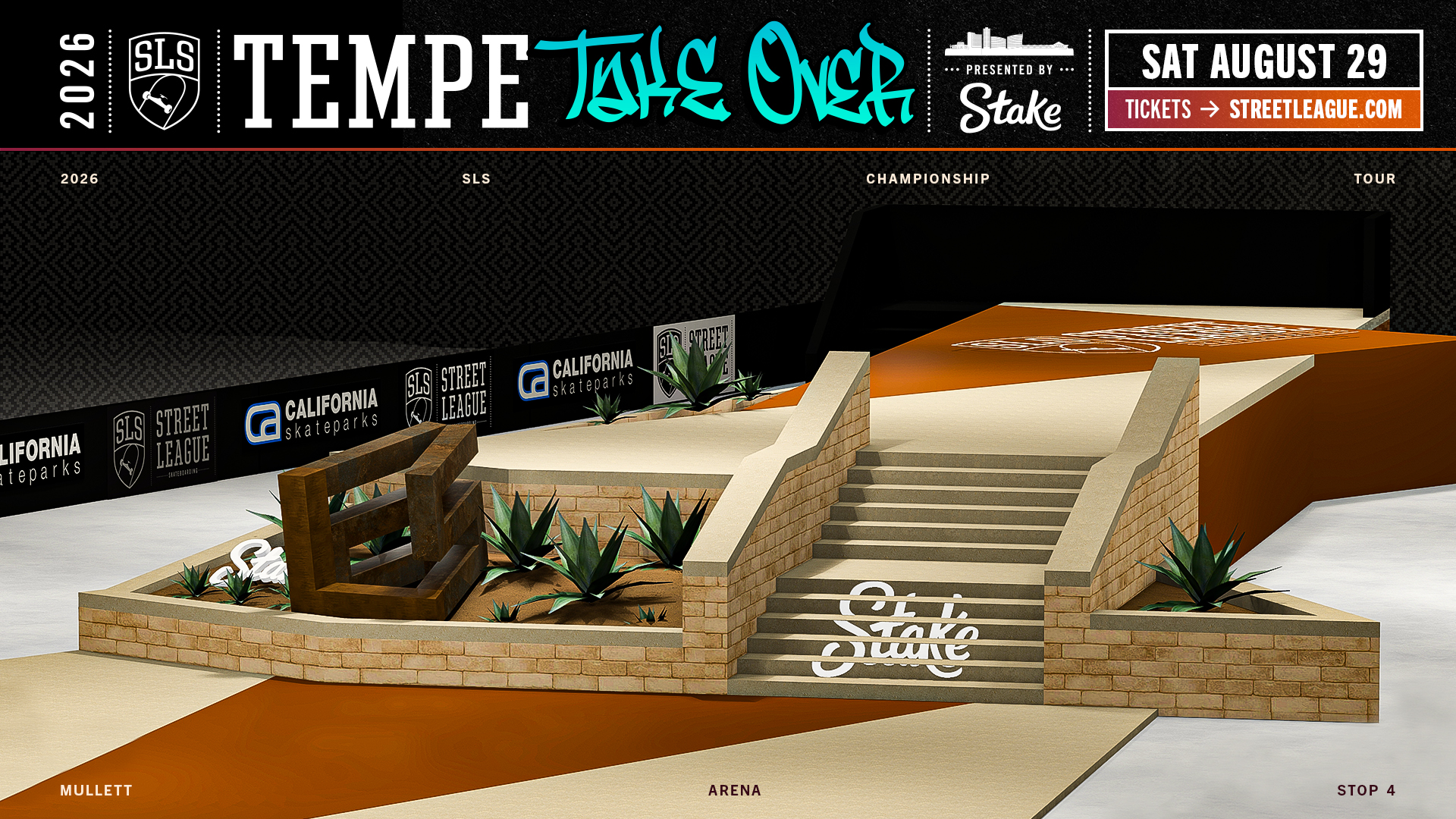 SLS Tempe Takeover 2026 Presented by Stake poster or cover