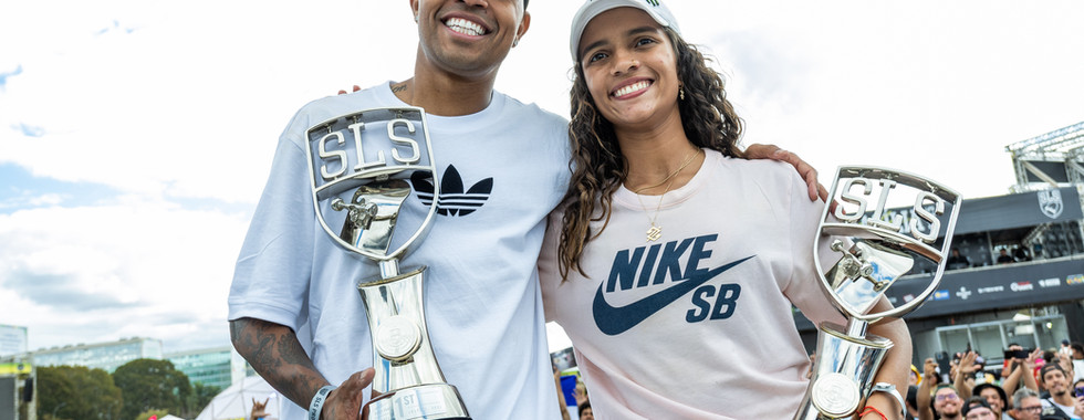 Rayssa Leal and Felipe Gustavo SLS Brasília