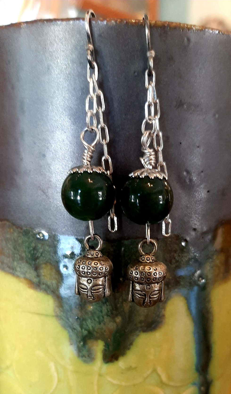 Buddha and jade drops