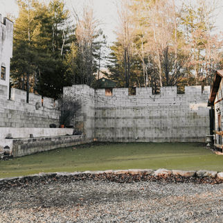 castle courtyard in nc