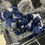 Thumbnail: Blue Collection Satin Diamante  Frilly Tutu Stack Bow Ankle Sock