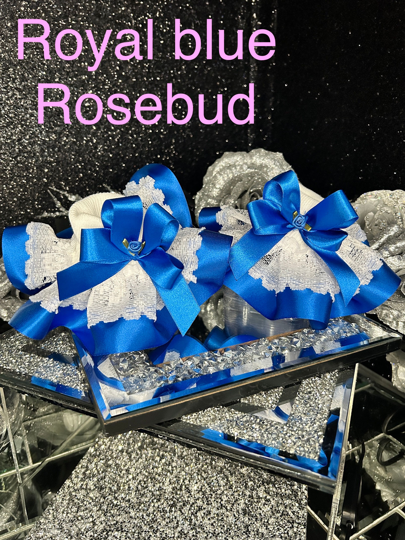 Rosebud Frilly Ruffle Tutu Stack Bow Ankle Socks